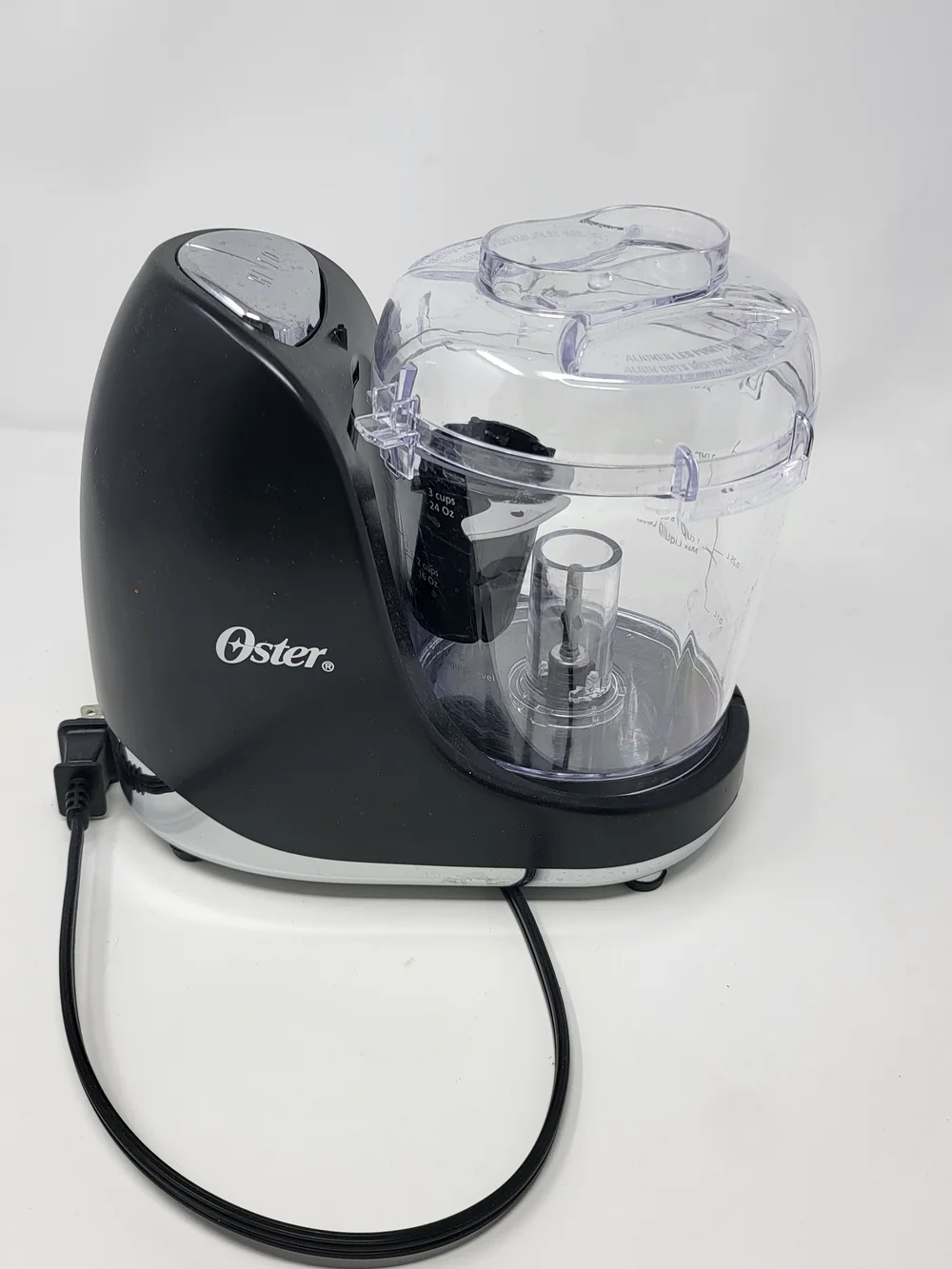 Oster Black Mini Food Processor - Compact Electric Chopper